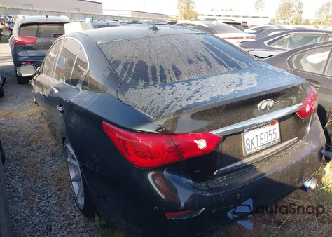 2015 Infiniti Q50 Premium from USA, damaged, VIN JN1BV7AP0FM351249